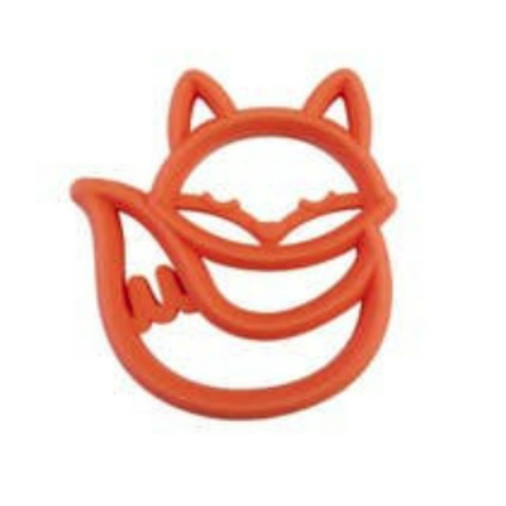 Itzy Ritzy Chew Crew Silicone Baby Teether - Fox